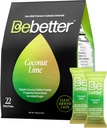 Bebetter Electrolitos orgánicos Embalajes de Polvo ← Daily Electrolyte Drink Mix ¦ Orgánica Coconut Water TEN No Artificial Flavors ← Sugar Free Hydration Packets ← Non-GMO ← 22 Sticks Pack (Cococo y limón)