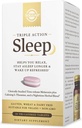 Solgar Triple Action Sleep, 30 Tri-Layer Tablets - Time-Release Melatonin & L-Theanine Plus Herbal Blend - Le ayuda a relajarse, Fall Asleep Fast & Stay Asleep Longer - Non-GMO, Gluten Free - 30 Servings