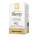 Solgar Triple Action Sleep, 30 Tri-Layer Tablets - Time-Release Melatonin & L-Theanine Plus Herbal Blend - Le ayuda a relajarse, Fall Asleep Fast & Stay Asleep Longer - Non-GMO, Gluten Free - 30 Servings