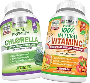 Clorella y 100% Vitamina Natural C - Bundle
