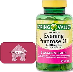 Spring Valley Evening Primrose Oil 1000mg, 75 Conde + STS Sticker.