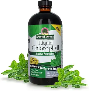 Respuesta de la naturaleza Clorofila líquida, 100 mg, 16 fl oz (480 ml)