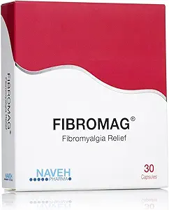 NAVEH PHARMA FIBROMAG - Fibromyalgia Pain and Fatigue Relief Supplements Natural Fast-Acting Extended Release Fibromyalgia " Arthritis Support for Muscle Aches, Exhaustion 30 Ct.
