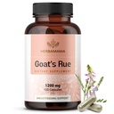 HERBAMAMA Goat's Rue Capsules - 1200mg Galega Officinalis for Mother's Breast Milk Lactation Support - Vegan, Non-GMO Goats Rue Herb Lactation Supplement