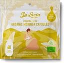 Go-Lacta® Cápsulas de Moringa 100% Orgánica para madres lactantes - 60 cápsulas - vitaminas postnatales puras - Suplementos de lactancia para aumentar la oferta de leche - vitaminas posparto para mujeres