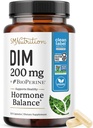 DIM Suplemento 200 mg (120 Ct) Silencio Estrógeno Balance para Mujeres " Hombres sometidos Saldo hormonal, Suplementos de acné hormonales, Menopausia, Antioxidante " PMS Apoyo Silencioso No GMO, Vegan, Soy Libre Silencioso 4 Month Supply