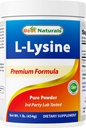 Best Naturals Lysine Powder, 1 libra - 100% puro (1 LB (Pack of 1))