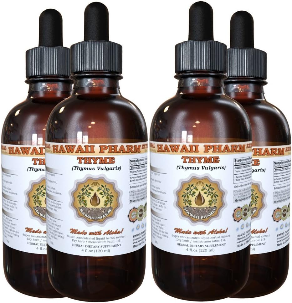 Thyme (Thymus vulgaris) Liquid Extract 4x4 fl.oz