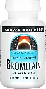 Fuente Naturales Bromelain 500 mg, 120 Conde