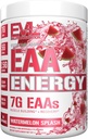 Evlution Nutrition EAA Energy - Pre " Post Workout Powder - Muscle Building " Recovery Supplement - 7g Essential Amino Acids + 5g BCAAs - Clean Energy - With Caffeine - 30 Servings - Watermelon Splash