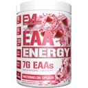 Evlution Nutrition EAA Energy - Pre " Post Workout Powder - Muscle Building " Recovery Supplement - 7g Essential Amino Acids + 5g BCAAs - Clean Energy - With Caffeine - 30 Servings - Watermelon Splash