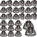 Geiserailie 30 Pcs Ayuda auditiva Domes 8mm Ayuda de Audición Open Domes Reemplazos Media Open Hearing Aid Accesorios Compatible con GN Resound Hearing Aids Consejos de oído