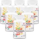 67,500 MG Polyphenols Supplement - Powerful Antioxidants &amp; Polyphenol for Age Defense, Polyphenol Superfood, Quercetin, Resveratrol, Green Tea, Plant-Based & Energy, Immune Support, 540 cápsulas
