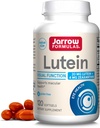Fórmulas Jarrow Lutein 20 mg con Zeaxanthin, Suplemento dietético para función visual y soporte de salud macular, 120 Softgels, 120 Day Supply