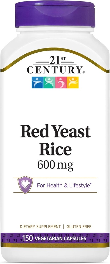 21th Century Red Yeast Rice, 150 Vegicaps