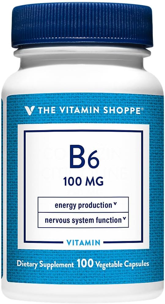La Vitamina Shoppe B6 100MG (100 cápsulas)