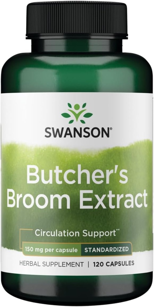 Escoba de Swanson Butcher (Standardized) 150 Milligrams 120 Capsules