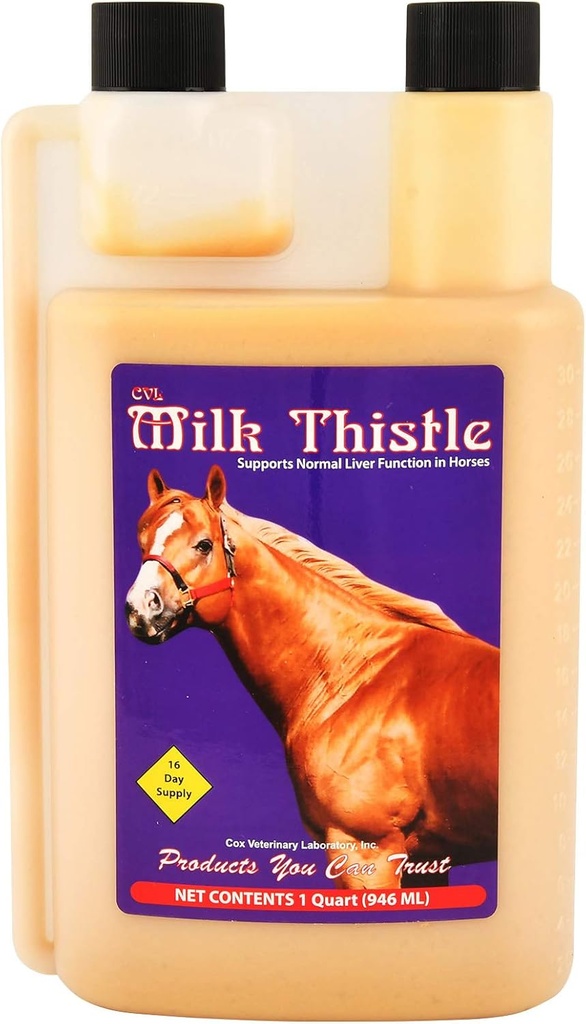 Cox Laboratorio Veterinario Milk Thistle Quart (32 onzas)