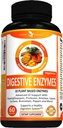 Potent Garden Digestive Enzymes -18 Plant Based Enzymes with amylase lipase bromelain Protease lactase & Other Enzymes - One Pre Meal Pill Supports Healthy Digestion & Nutrient Absorption 60 Caps