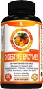 Potent Garden Digestive Enzymes -18 Plant Based Enzymes with amylase lipase bromelain Protease lactase & Other Enzymes - One Pre Meal Pill Supports Healthy Digestion & Nutrient Absorption 60 Caps