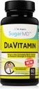 SugarMD Diavitamin Supplement Formula – Multivitamin for Men and Women – Multivitamins and Minerals – 60 Multi Vitamin Tablets – Restore Strength and Endurance – Non-GMO – Gluten-Free