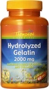 Thompson Hydrolyzed Gelatin 2000mg Silencio Bovine-Sourced Protein " Collagen for Healthy Cells " Nails Support ¦ Enhanced Absorption ← 60 Tablets ⋅ Pack of 2