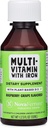 NovaFerrum Delish ← Vegan Multivitamin with Iron for Infants, Toddlers &amp; Kids Silencio Immune Support ← Orgánica de base vegetal D-3 Silencio Gluten Gratis ← Vegan Verified ← Sugar Free ← 1.69 Fl Oz (50 mL)