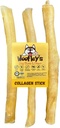 Woofley's 12 Inch Pure Collagen Sticks for Dogs (3 Count) - Chews for Medium &amp; Large Dogs - Bully Stick Rawhide Alternative