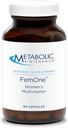 Mantenimiento metabólico FemOne - Multivitamina de Mujeres con Hierro Biodisponible, Folato Activo, B12, Antioxidantes, Vitamina D + Biotina, Apoyo a la Salud Reproductiva + Inmunitaria (90 cápsulas)