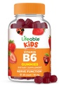 Lifeable Vitamin B6 Gummies for Kids | Great Tasting B6 Vitamins 50mg | Vegan Non-GMO Gluten Free | for Nerve Function Support | 60 Gummies
