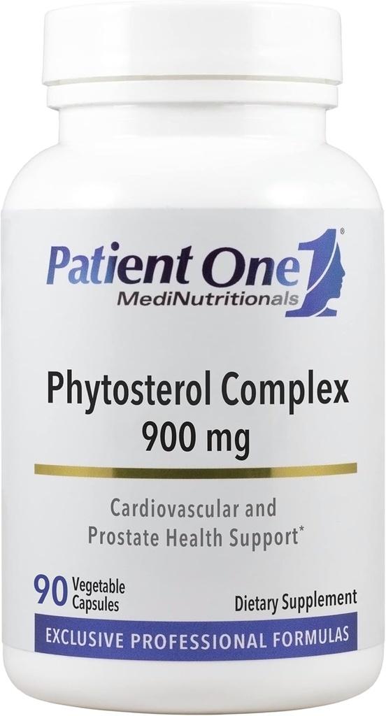 Complejo de Fitosterol del paciente 900 mg tención Suplemento para apoyar la salud cardíaca y el metabolismo de la lipídica saludable* Silencioso con las plantas esterols Ø 90 cápsulas