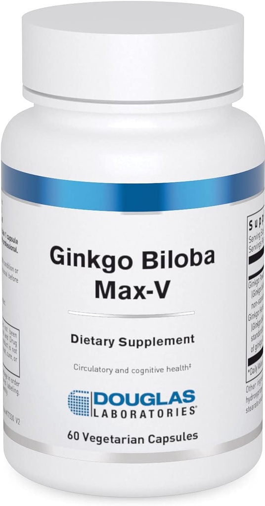 Douglas Laboratories Ginkgo Biloba Max-V ← Apoyo a la Circulación Saludable