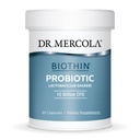 Dr. Mercola Biothin Probiotic - Suplemento Digestivo de Salud - Apoyos Metabolismo Saludable - GMO-Free, Gluten-Free - 30 cápsulas de liberación retardada (30 servidos)