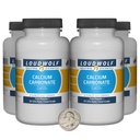 Calcium Carbonate / 2 Pounds / 4 Bottles / 97.55% Pure Food Grade/Fine Powder