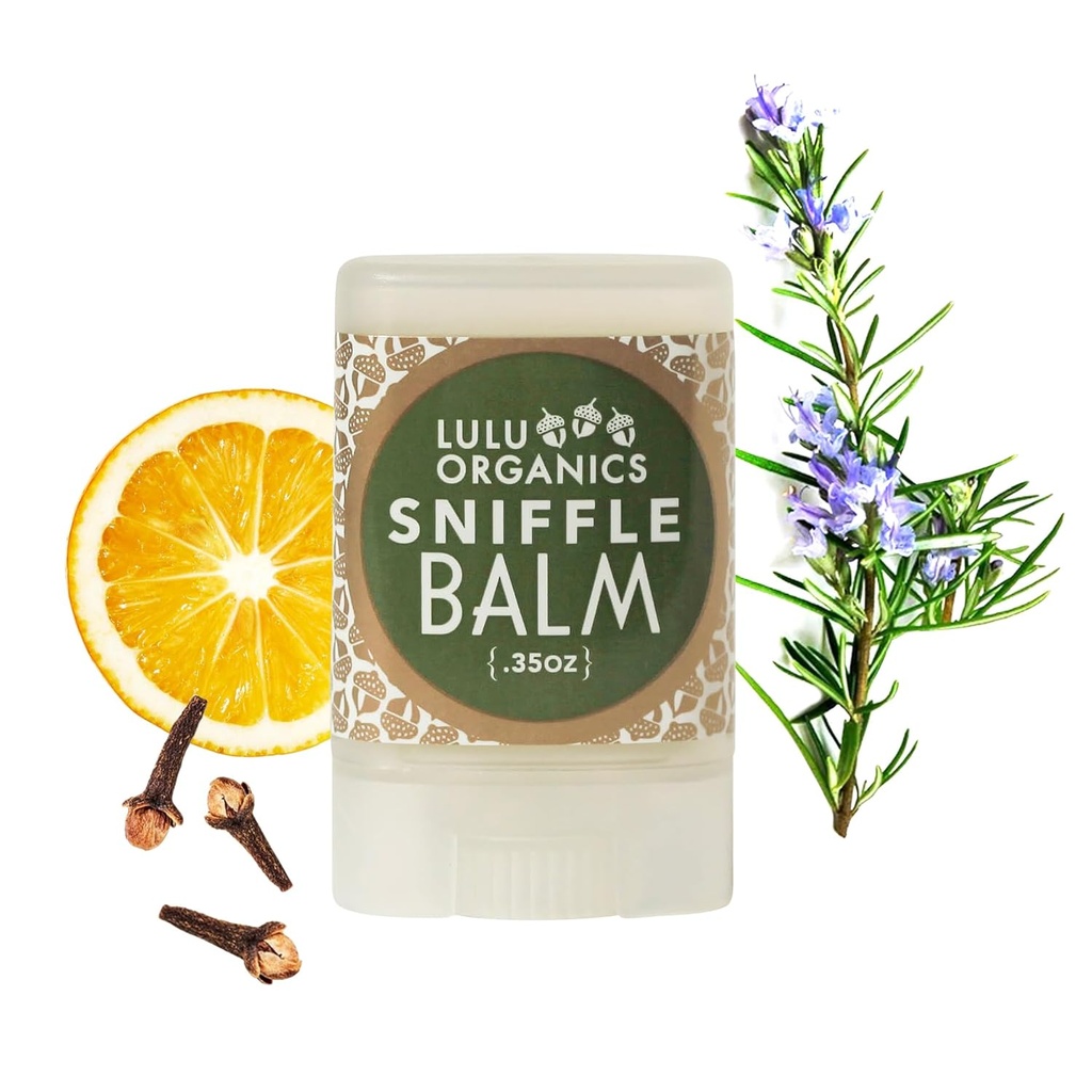 Sniffle Balm Stick with Resistance Oil, Essential Oils Blend for Congestion, Cough &amp; Skin Care, Sniffle Stopper, Chest Rub For Congestion and Nose Balm - (Thieves Oil Scent 0.35 Oz)