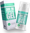 DIM 90 – Maximum Strength Dim Supplement Topical Gel – 90mg All Natural Diindolylmethane (DIM) Por Serving - Hormonal, Cognitive, Mood, Memory and Immune System Support