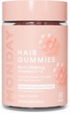 MONDAY HAIRCARE Peluqueros con 2500 mcg Biotina, Vitamina C &amp; Vitiman E para elgador, más fuerte y saludable pelo 60ct