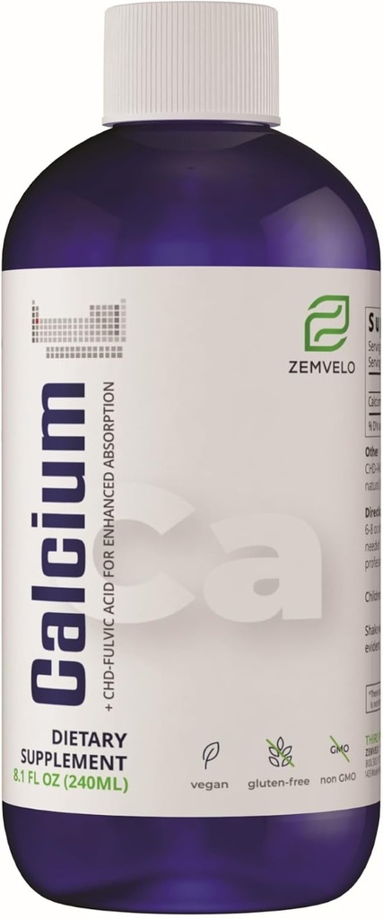 Suplemento de calcio ónico líquido para la salud de las mujeres ← Absorción rápida ← Fácil de digerir