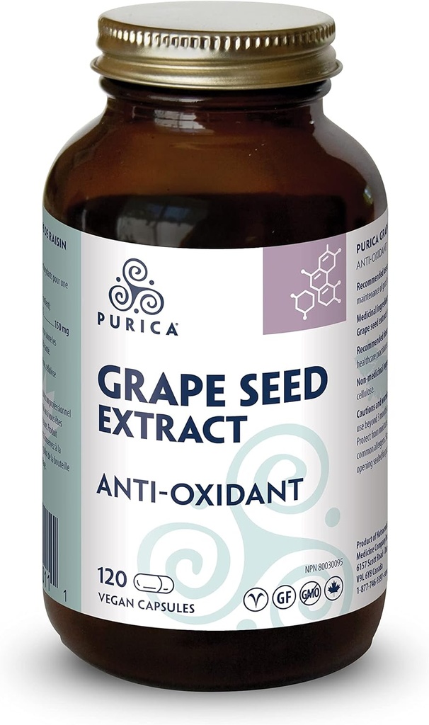Purica Grape Seed Extrat 120 Vcaps