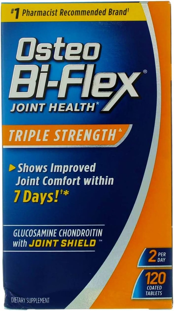 Osteo Bi-Flex Triple Strength Caplets - 120 ct, Pack de 6