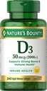Bounty Vitamina D 2,000 U Softgels