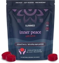 SUNMED Kava Gummies for Stress Relief & Deep Calm – 100mg Kavalactones per Serving – Vegan, Pacific Island Root Extract ← Mixed Berry Flavor, 30 Conde