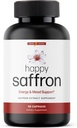 Ultra6 Nutrición Happy Saffron Suplementos - 100% Puro Saffron Extract Suplemento de Apoyo a la Salud Ocular - Mood Enhancer for Women &amp; Men (90 Servings)