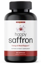 Ultra6 Nutrición Happy Saffron Suplementos - 100% Puro Saffron Extract Suplemento de Apoyo a la Salud Ocular - Mood Enhancer for Women &amp; Men (90 Servings)