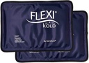 2 FlexiKold Gel Ice Packs - Ice Packs for Injuries Reusable, Back Pain Relief, Knee Ice Pack Wrap, After Surgery, Ice Pack for Knee - 6303-COLD-2PK by NatraCure - Medium - 2PK