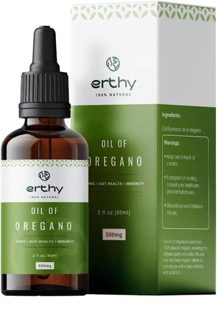 Óleo Orgánico de Oregano Silencioso 92% Carvacrol Silencio Vegan Silencio No GMO La vida útil Boost Your Immune System