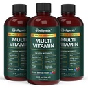 Wellgenix Balanced Essentials Liquid Multivitamin Dietary Supplement with Vitamins and Minerals – Berry Flavor – 32 fl oz (Pack of 3)