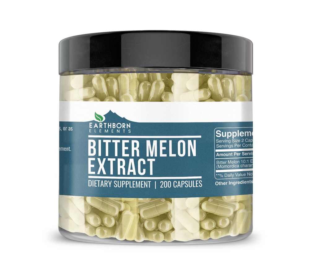 Elementos tercos melón 200 cápsulas, pura " sin diluir, sin aditivos