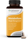 Metabolismo - Soporte para el control de peso " Suplemento de toma de energía - Natural Appetite Suppressant - Curbs Cravings - té verde, grano de café, cromo, cacao " Theobromine - 70 cápsulas