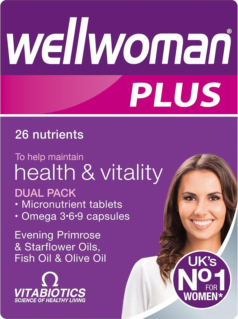 Vitabióticos Wellwoman Plus Tablets 56 cápsulas